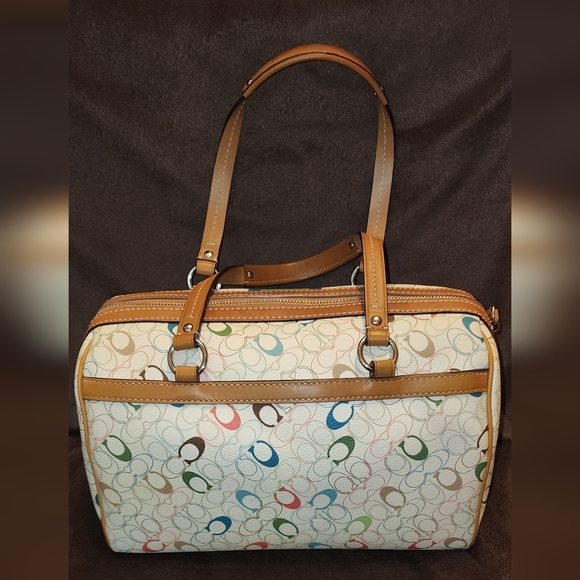 Coach Multi-colored leather bag - Picture 5 of 16